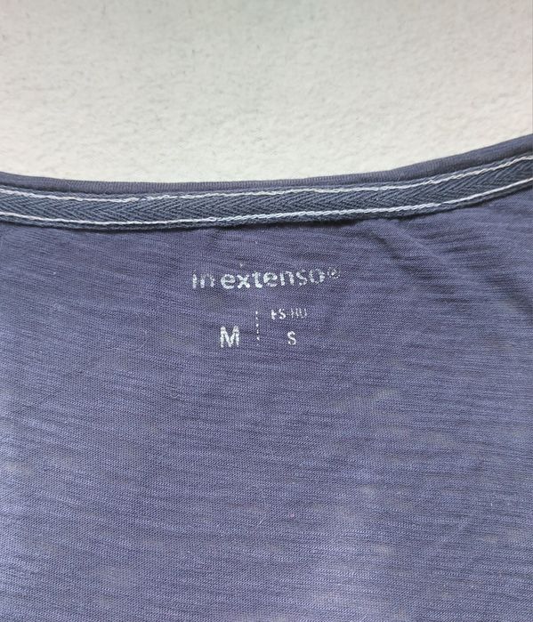 Женская футболка с длинным рукавом лонгслив Синий In Extenso