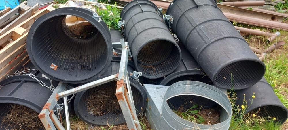 Condutas de lixo obras
