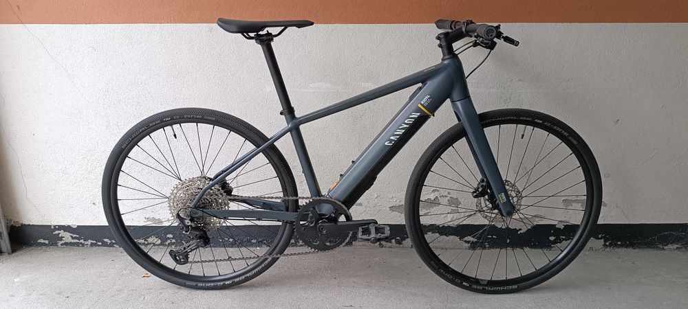 Bicicleta Elétrica CANYON ROADLINE ON6, igual a nova