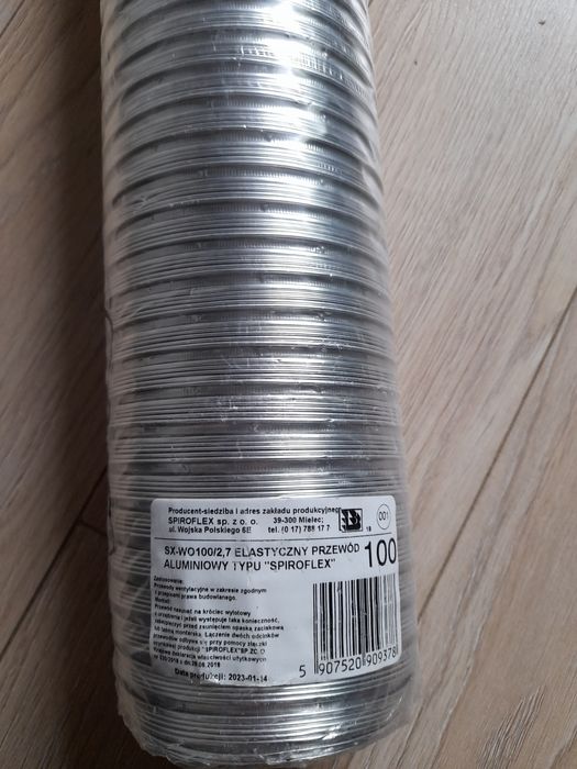 Spiroflex -elastyczna rura aluminiowa