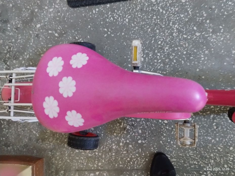 Rowerek dziewczęcy różowy rozmiar koła 16