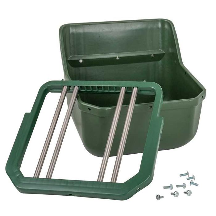 Koryto dla koni 9 litrów z metalowymi prętami - Koryto dla źrebiąt