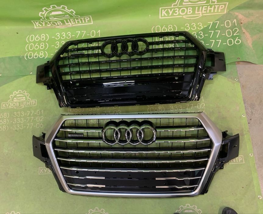 Решітка радіатора Audi Q7 4M 2016 - 2020 НАЯВНІСТЬ решетка бампер 4м