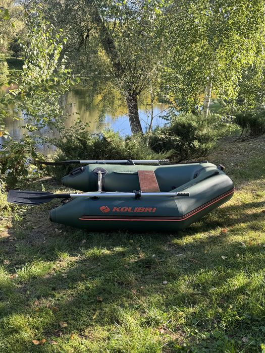 Човен Колібрі КМ-200, зелений, Air-deck