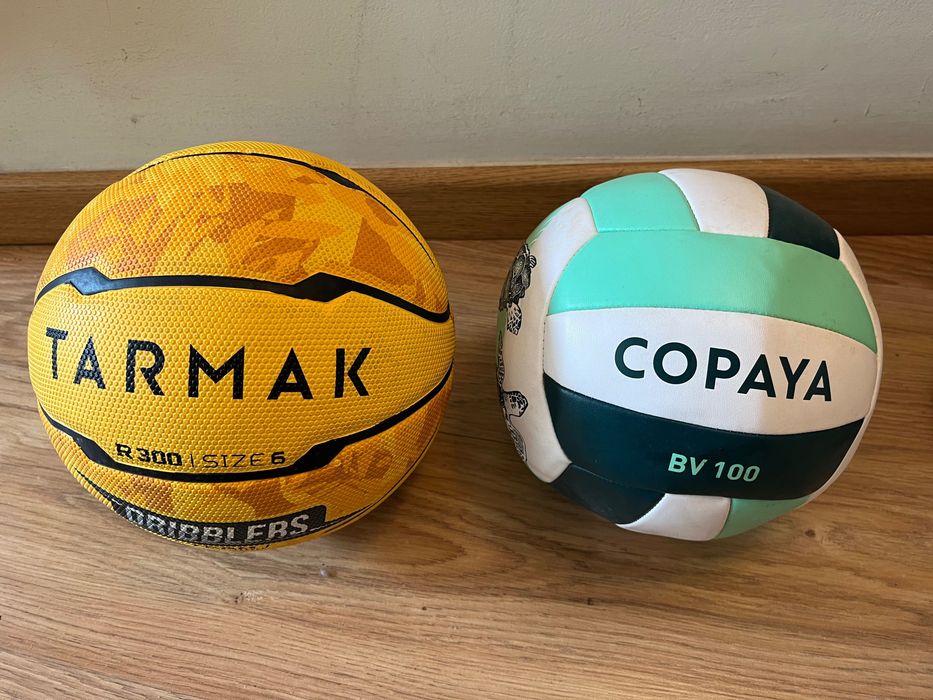 Bolas de jogo volley e basket