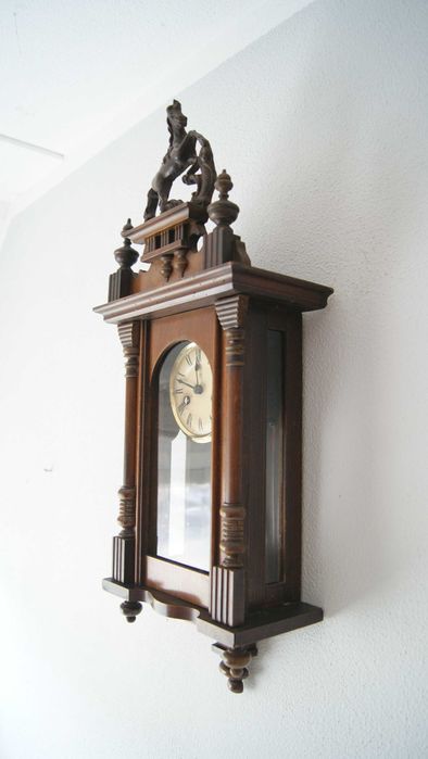 254 Zegar wiszący mechaniczny Junghans z 1912 roku