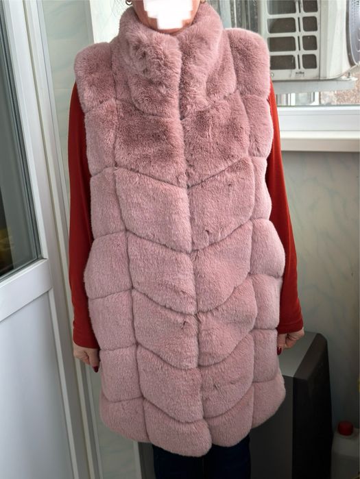 Еко жилетка песець