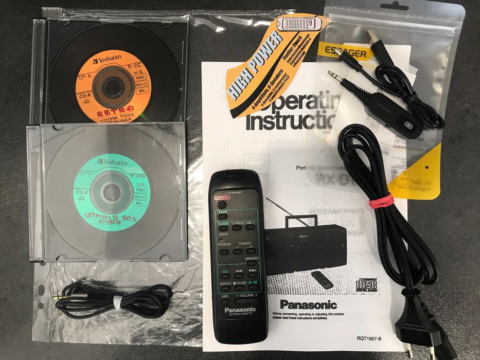 Panasonic RX-DT670, AUX, Bluetooth