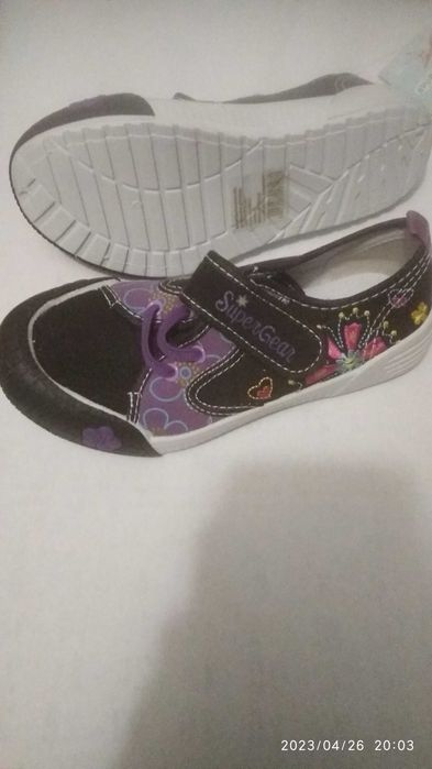 Кеды для девочки Новые стелька 20см Венгрия Supеr Gear