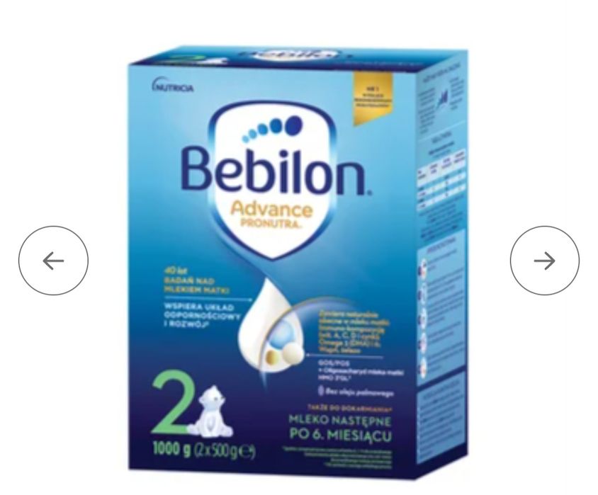 Mleko beblion 2. 3 opkowania