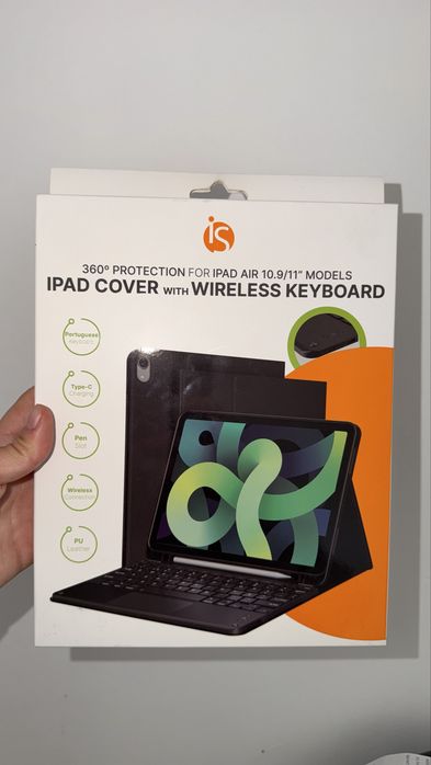 capa + teclado ipad air 10,9" e 11"