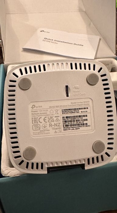 Router 5G TP-Link Archer NX210 (Wi-Fi 6 AX1800) – Como novo