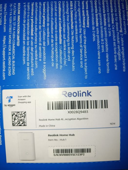 Reolink Home Hub 2x Argus PT Lite + 2x