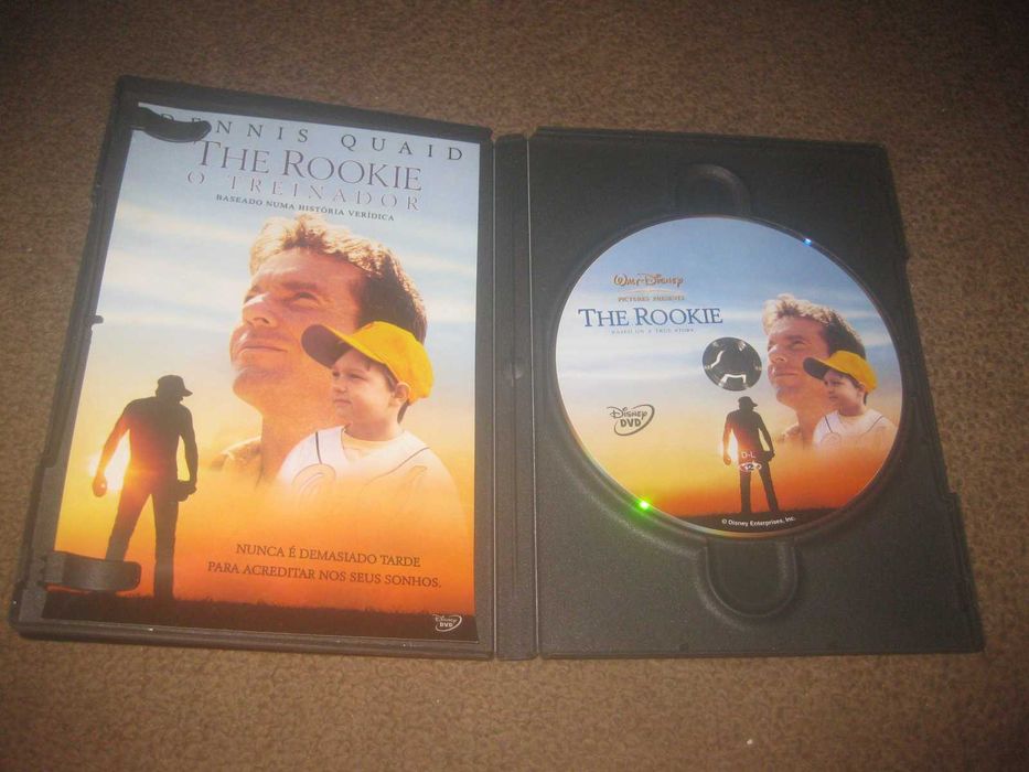 DVD "The Rookie - O Treinador" com Dennis Quaid