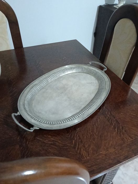 Bandeja em casquinha muito elegante em excelente estado 60cm/38cm