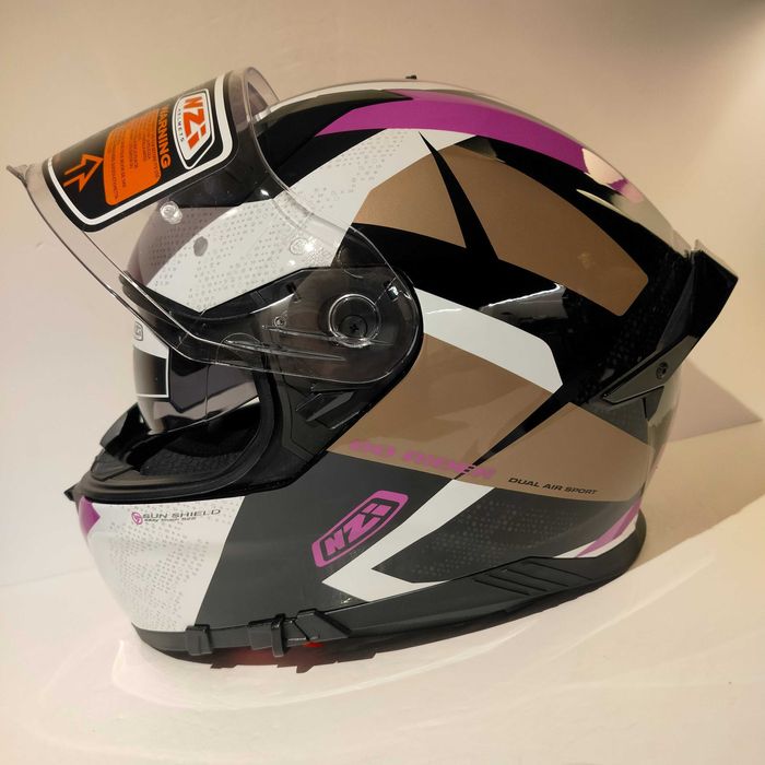 Capacete integral NZi Stream Trident senhora mota scooter novo