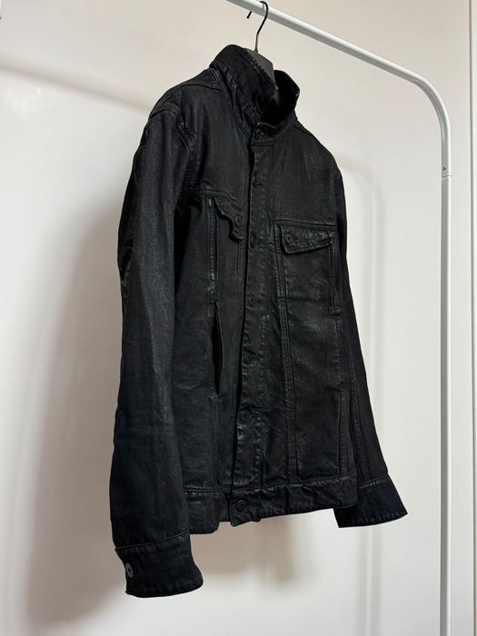 Джинсова куртка 11 by Boris Bidjan Saberi J1 F-1401 Black Wash Denim