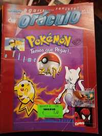 Pack de revistas seladas Mega Power com brinde + capa pokémon