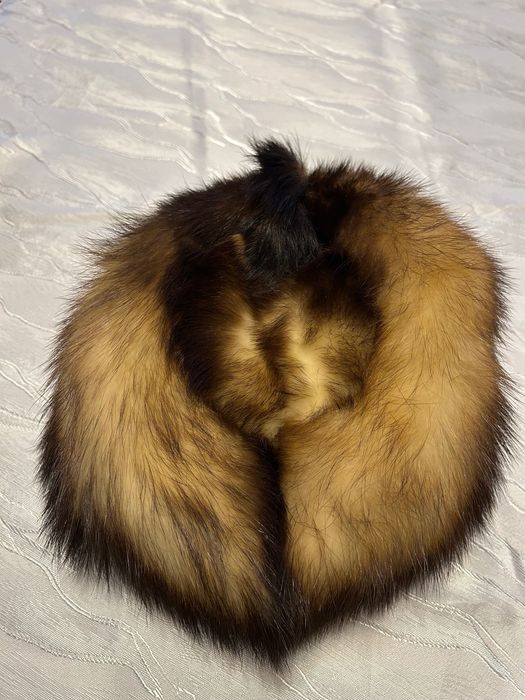 Czapka/toczek futrzana 52 cm w obwodzie