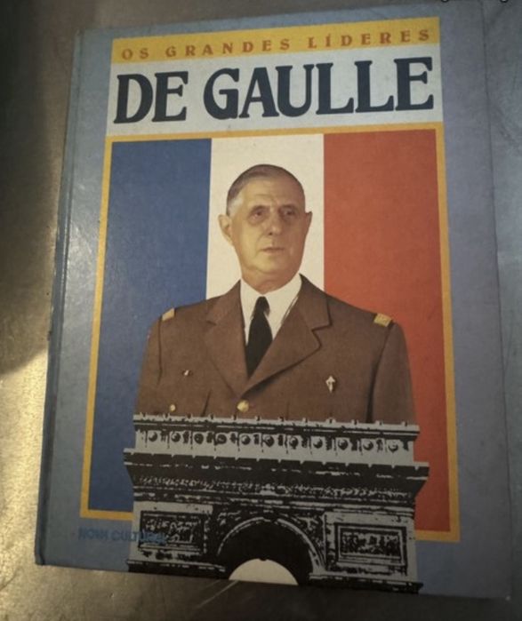 Livro os grandes lideres de gaulle