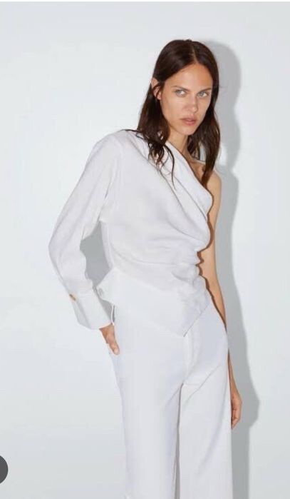 Асиметрична блуза ZARA