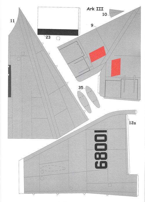 Mały Modelarz 4 1972 samolot TU-144 - REPRINT