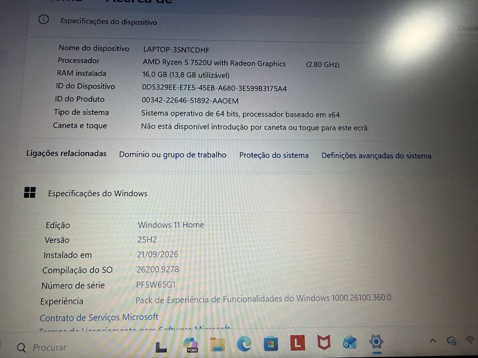 Lenovo IdeaPad Slim 3 14AMN8 — 16GB RAM / 512GB SSD  com garantia