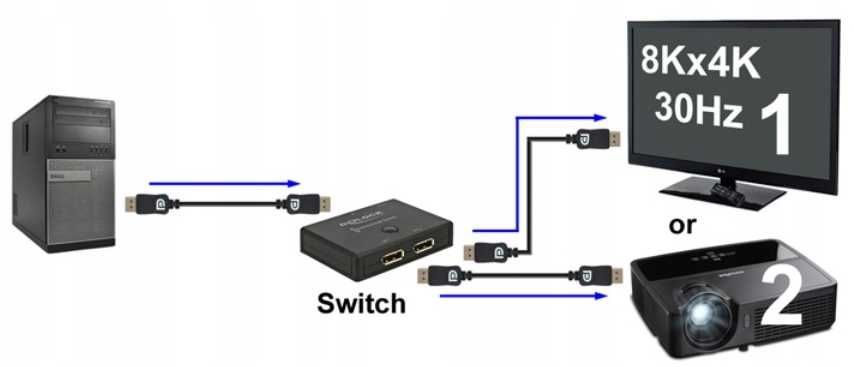 Delock Bidirectional Switch 4K 60 Hz - testowane