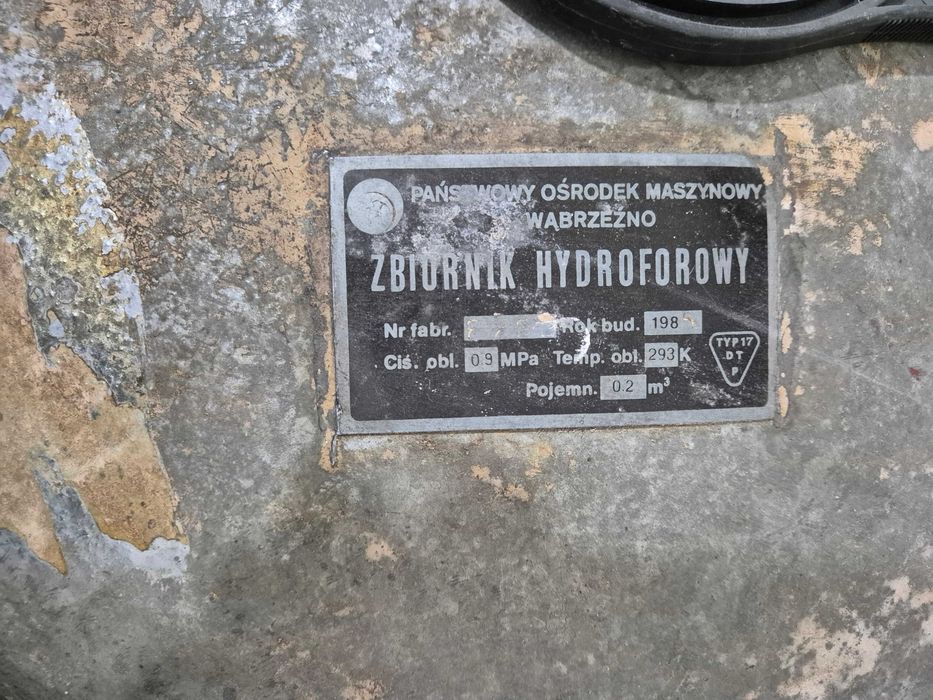 Hydrofor 200l, silnik, zbiornik sprawne