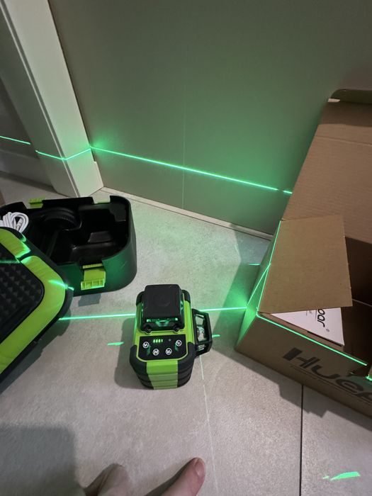 УЦІНКА! Лазерний рівень Huepar 3D, хайпер 3д