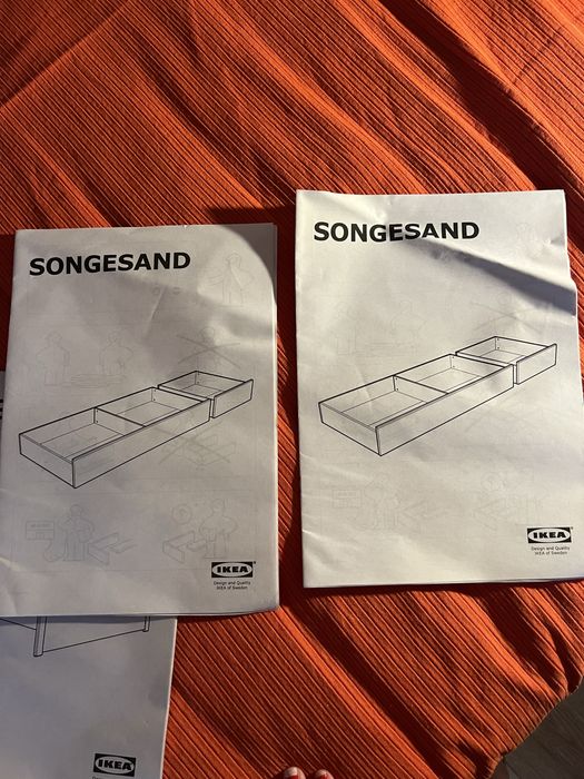 Cama Songesand Branca Gavetas