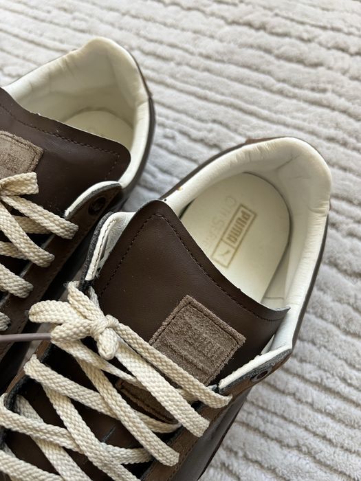 Кеди Puma шоколадного кольору