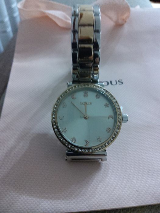 Relógio de Sra bicolor Tous ecrã madrepérola com cristais