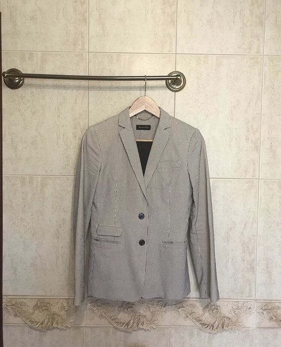 Женский пиджак/жакет Massimo Dutti (в полоску)