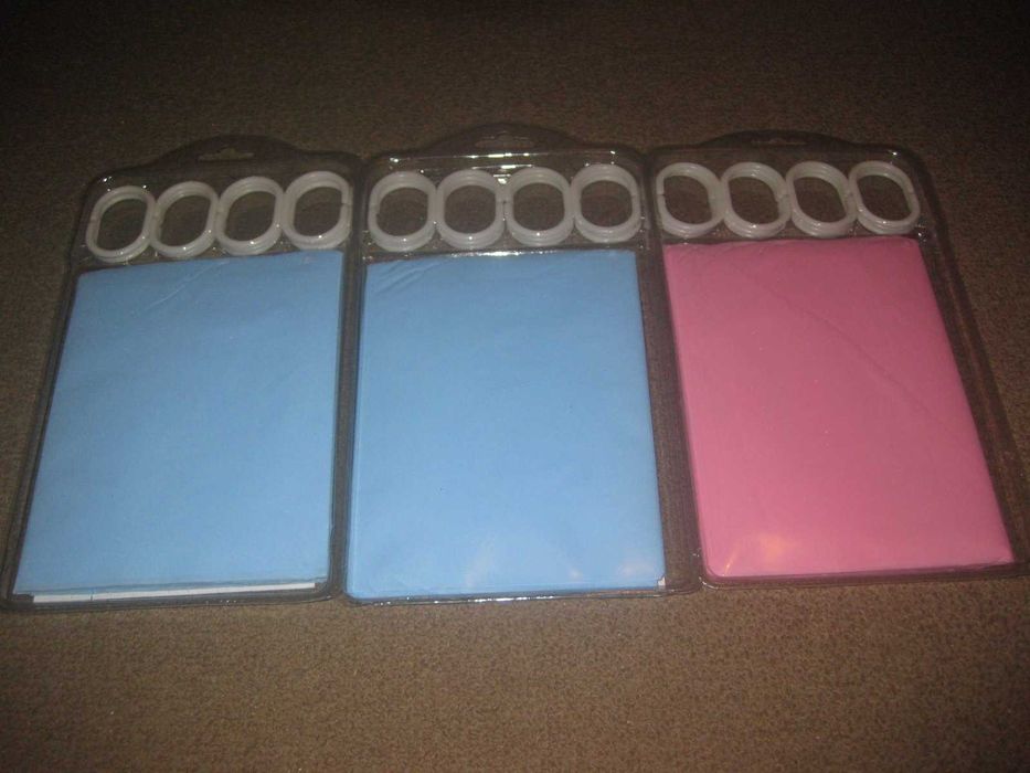 3 Cortinas de Banho/Novas e Embaladas!