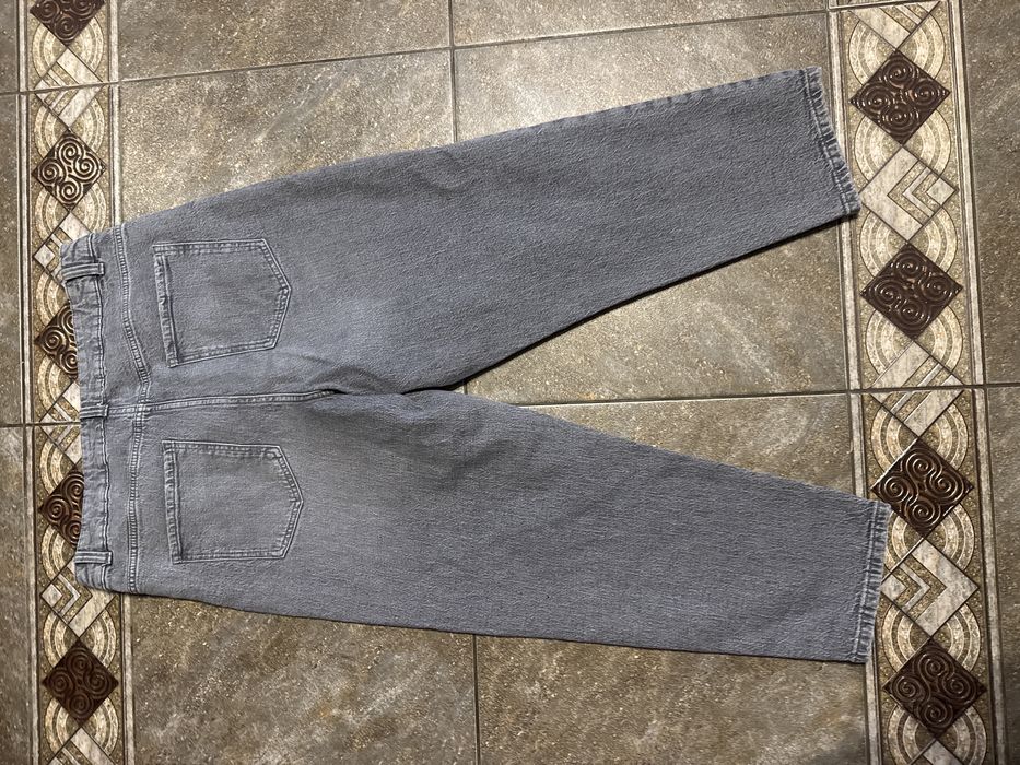 Сірі джинси мом 44 розмір