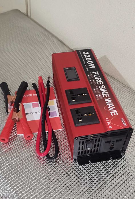 Inversor Onda Pura 12v para 220v 2200w Novo