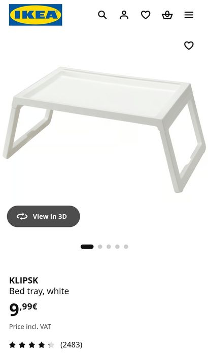Tabuleiro de cama / Bed Tray
