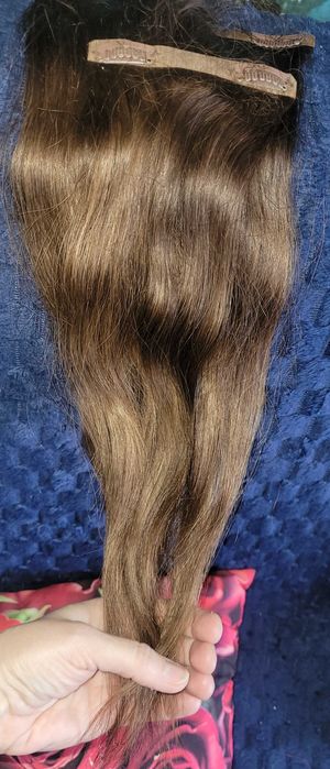 Foxt locks włosy 100% naturalne premium bezszwowe clip in