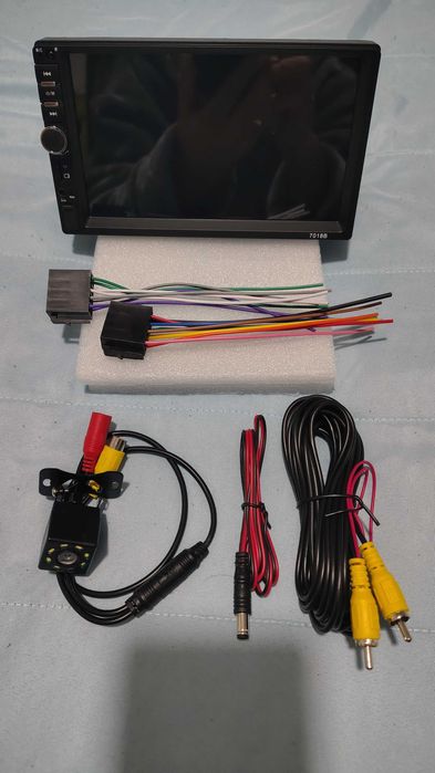 Multimedia para Automóvel com Ecrã Tátil de 7 polegadas, Bluetooth