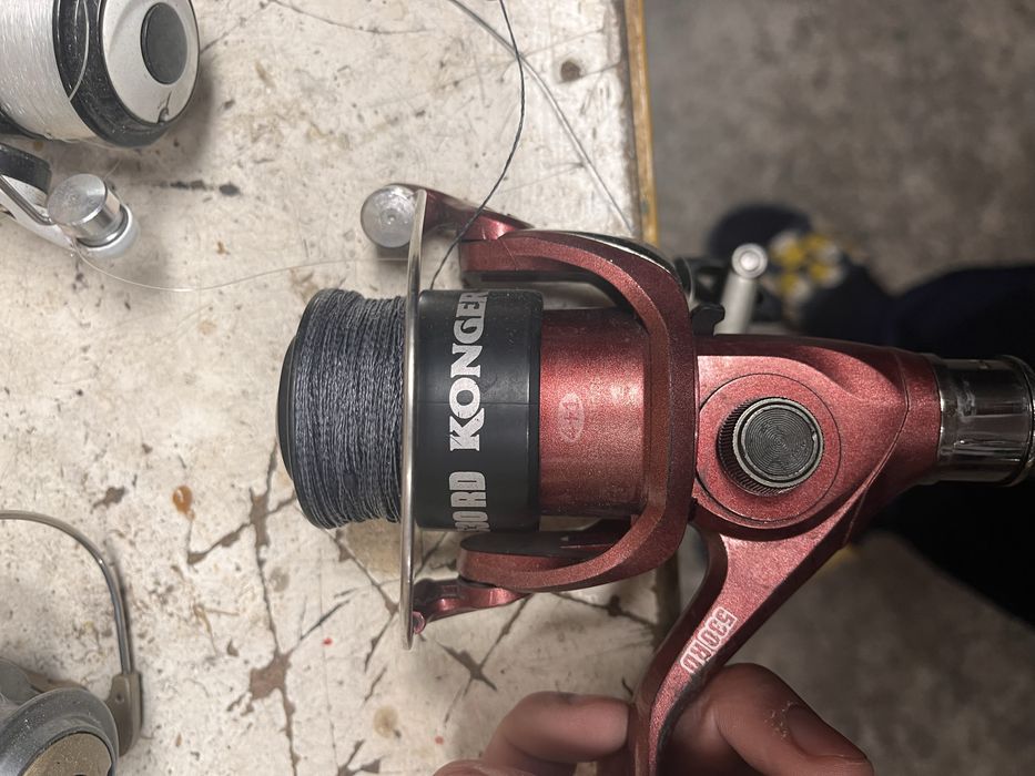 3 kołowrotki konger, jaxon