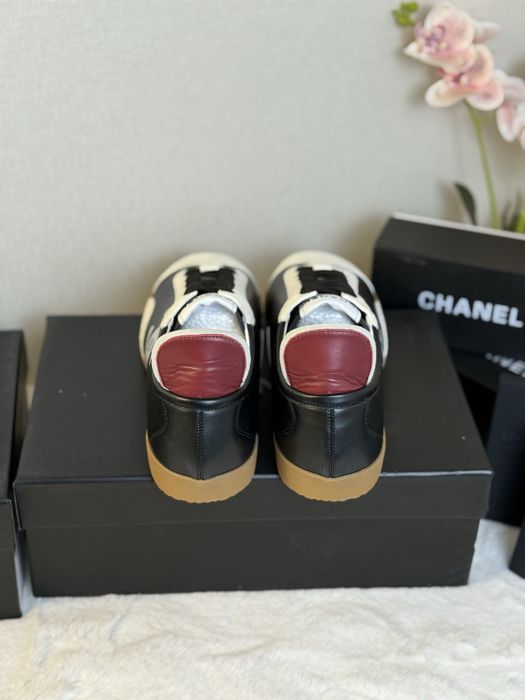 Кеди Chanel 36-40 чорні білі кеди кроссовки