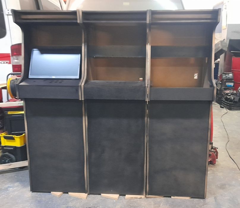 Estruturas Arcade Bartop, FullTOP e Wallcade