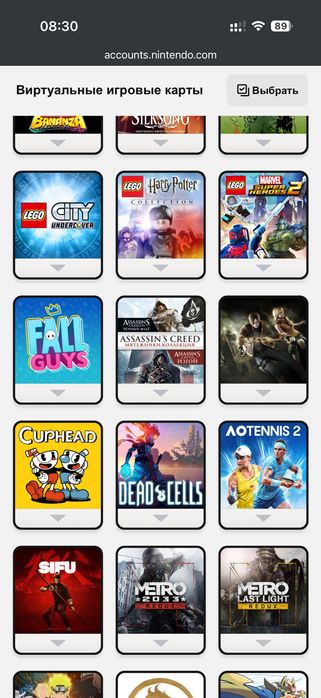 Продам акаунт Nintendo Switch 2 (Cyberpunk/Donkey Kong/Mario/Zelda)