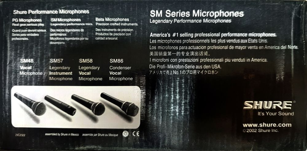 Микрофон SHURE SM58