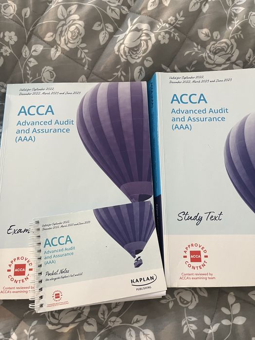 ACCA komplet ksiazek AAA advanced audit and assurance