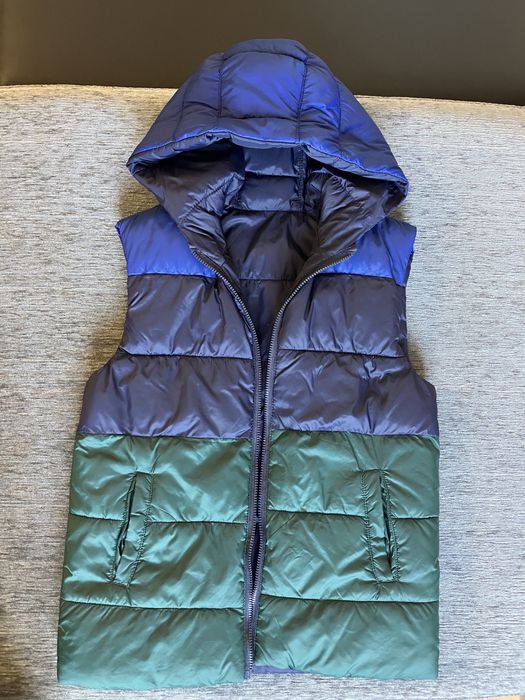 Colete acolchoado REVERSÍVEL da mayoral 8 anos