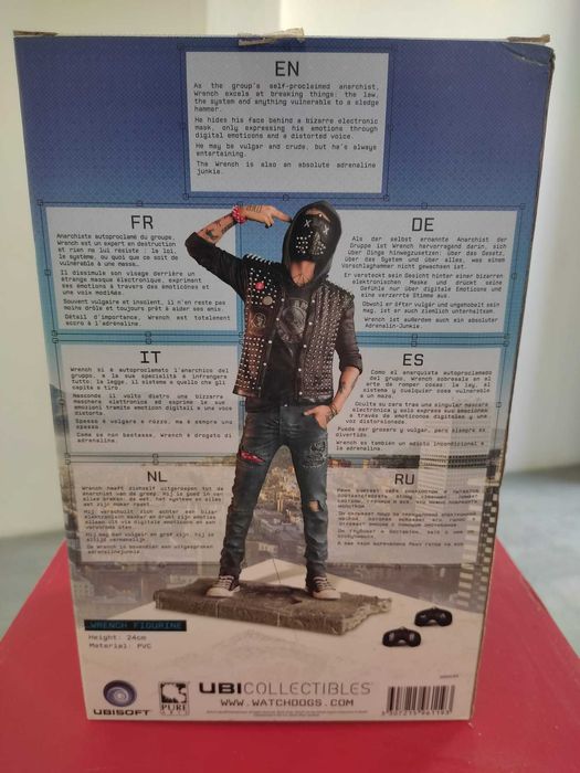 Figura/Estátua Watch Dogs 2 Wrench (Nova)