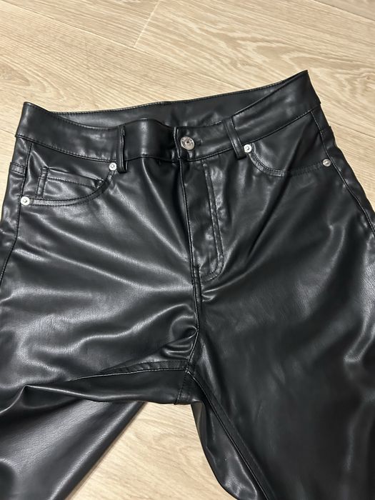 Штани/брюки кльош екошкіра