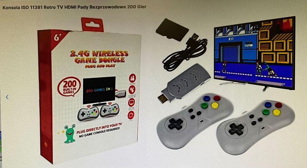 Konsola HDMI retro bez osprzętu